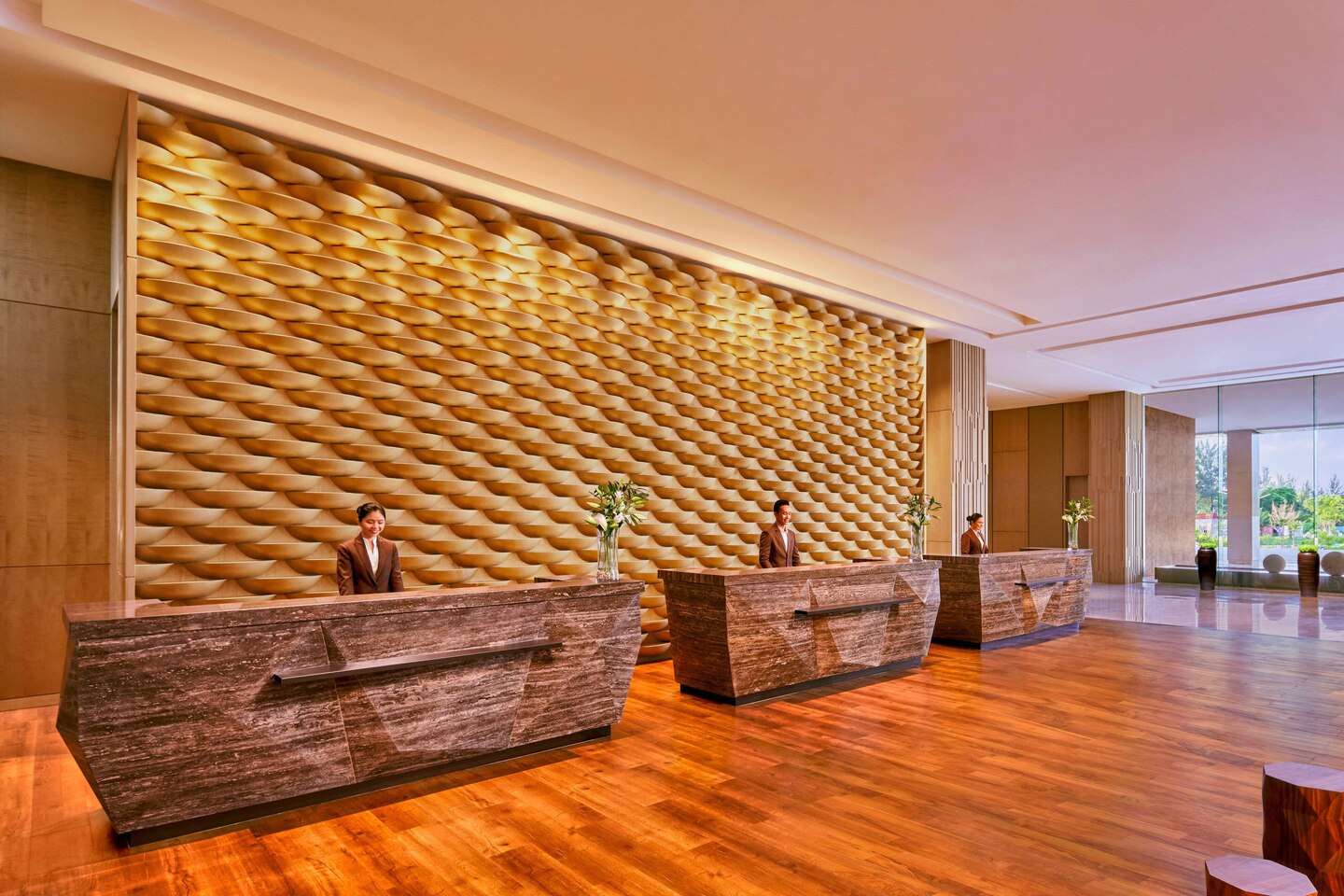 Kh&aacute;ch sạn đồ nội thất sảnh sang trọng