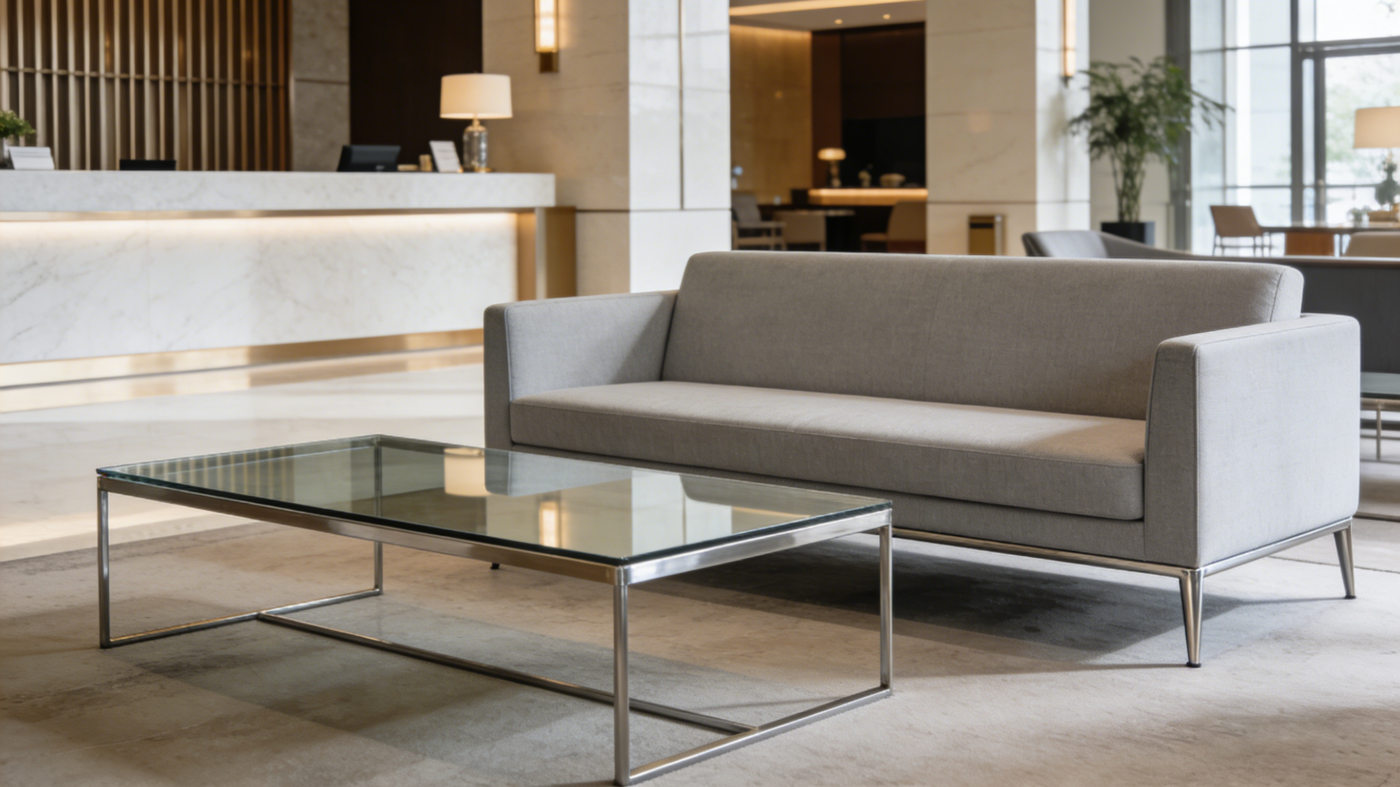 Nội thất sảnh kh&aacute;ch sạn