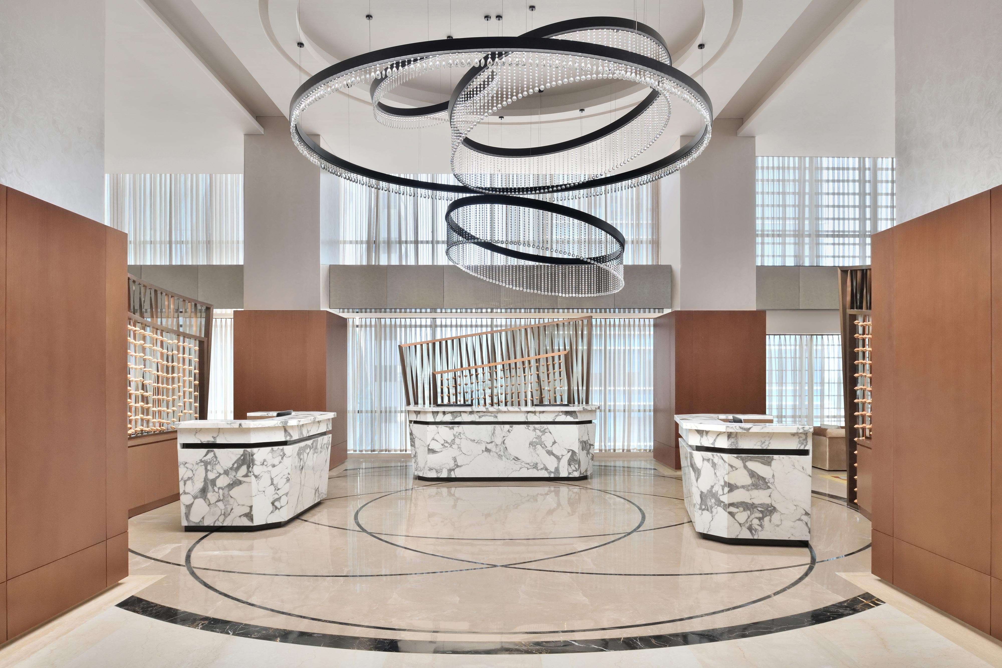 Nội thất sảnh kh&aacute;ch sạn