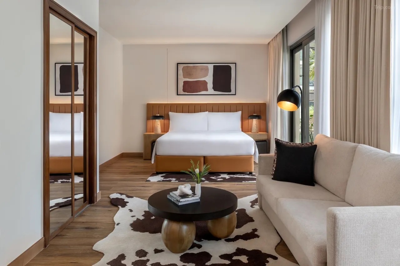 Nội thất phòng khách cho Staybridge Suites Abu Dhabi