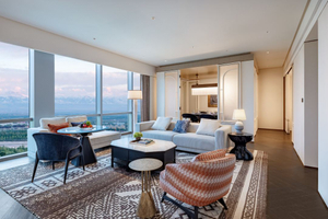 Nội thất phòng khách của InterContinental Yining Xinjiang Hemei Resort