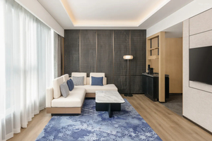 Nội thất gỗ của khách sạn Marriott ở Lạc Dương