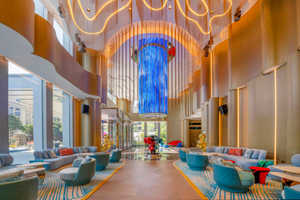 Nội thất khu vực công cộng cho khách sạn Fuzhou ME