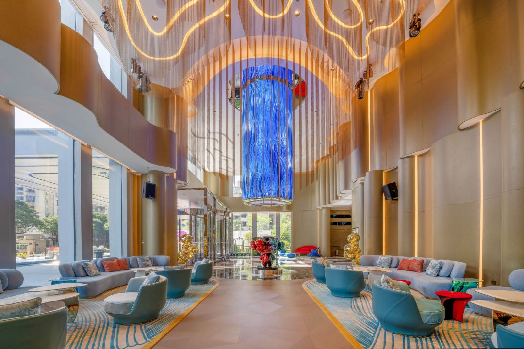 Nội thất khu vực công cộng cho khách sạn Fuzhou ME