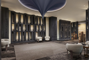 Nội thất khu vực công cộng của khách sạn JW Marriott Nhật Bản